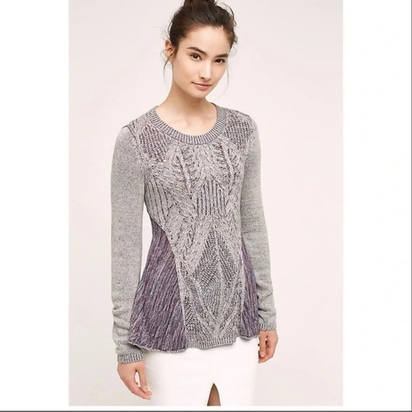 Anthropologie Anita Swing Top sweater Moth size S - Picture 1 of 6